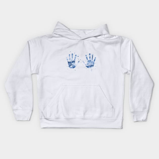 Handprint Kids Hoodie by RosaliArt